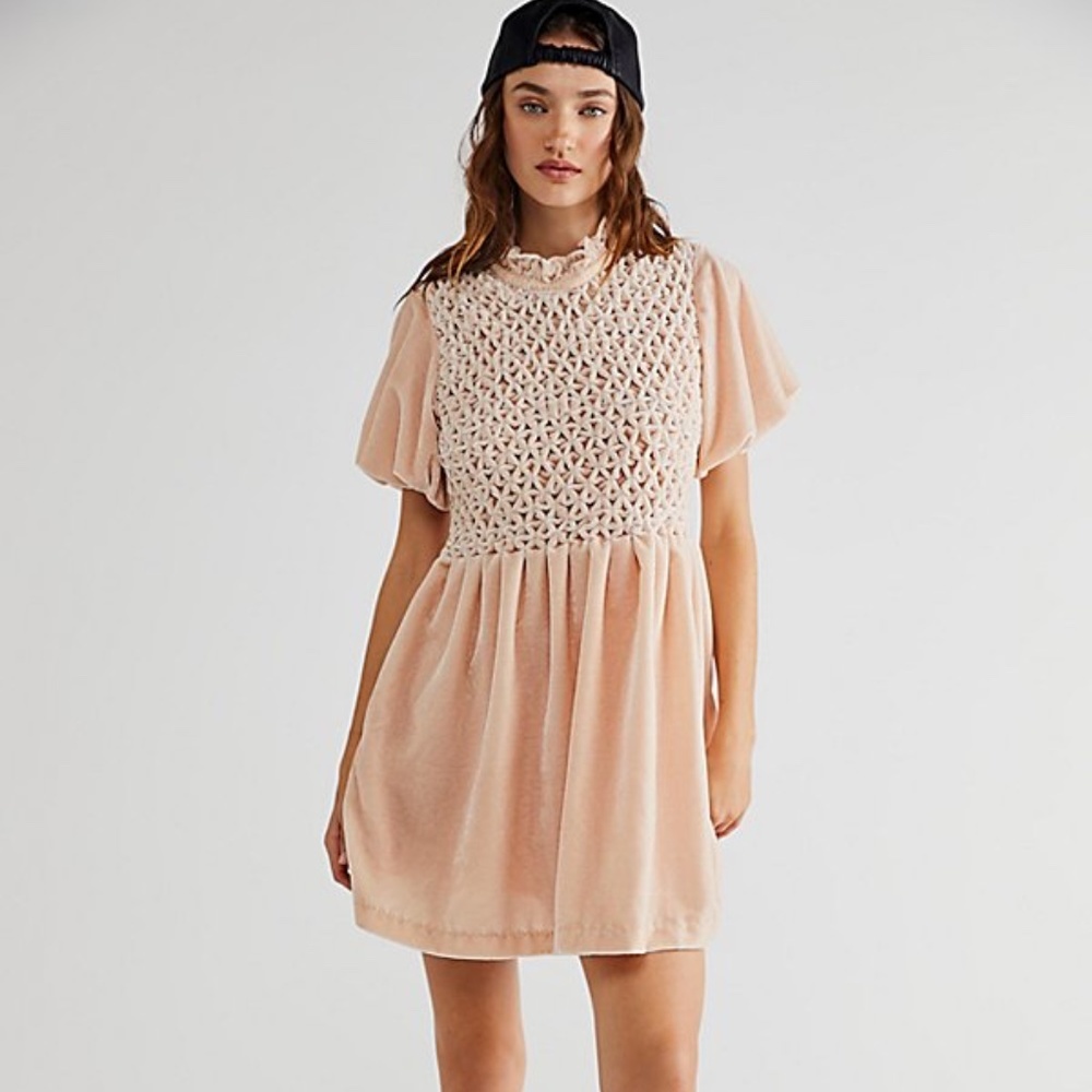 Free People Gum Drop Mini Dress